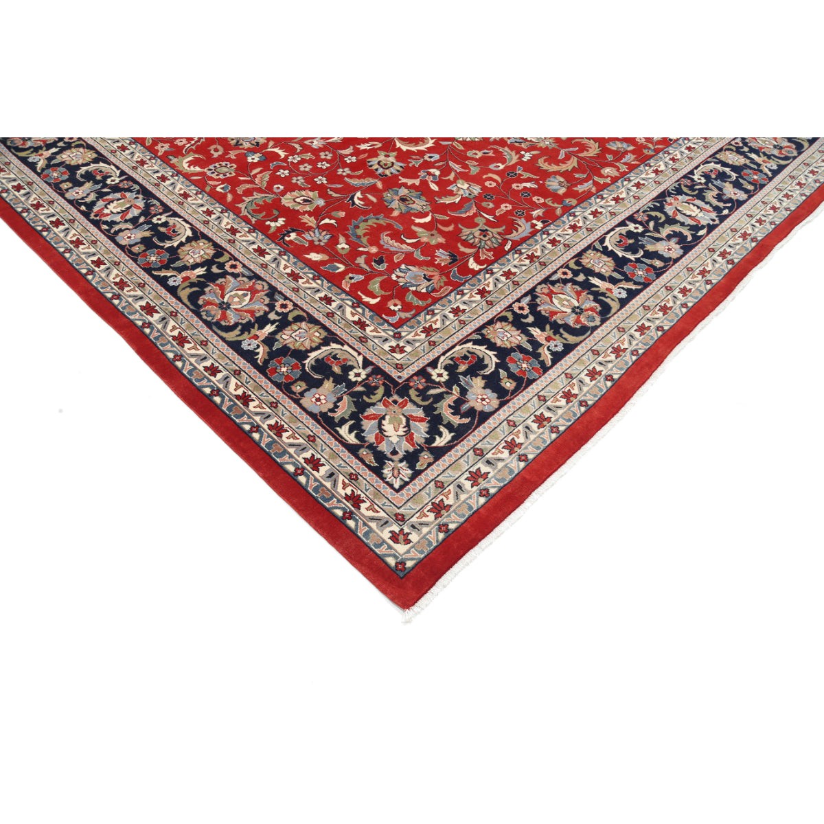 Heritage 12x15 Handmade Double Knotted Washable Wool Rug - Colorful