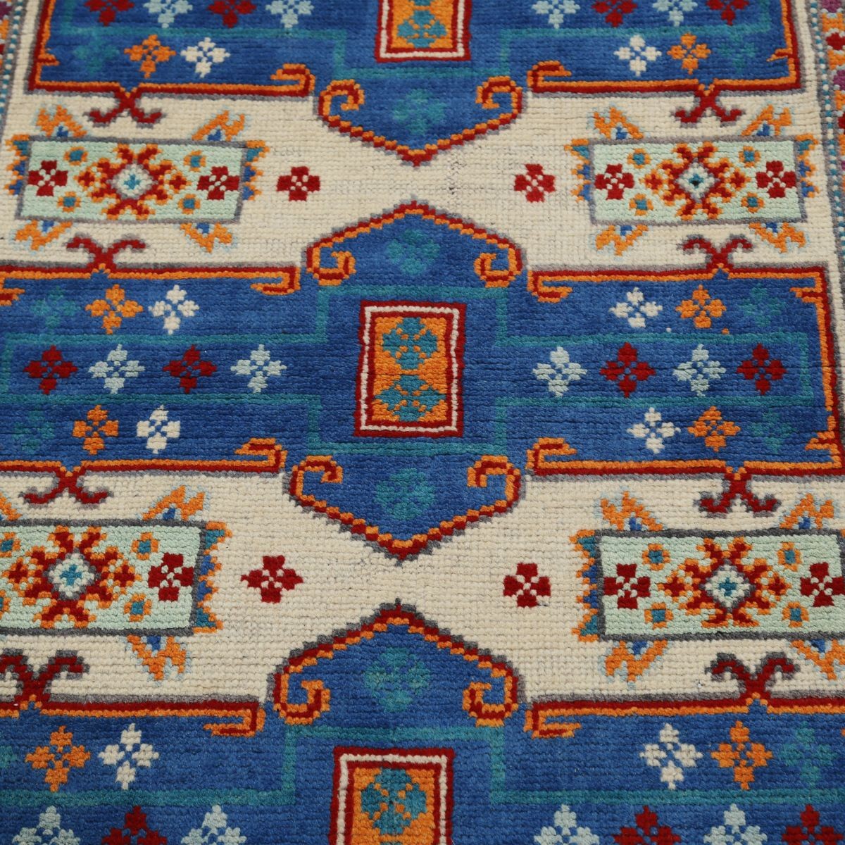 Revival 3x5 Handmade Double Knotted Washable Wool Rug - Colorful