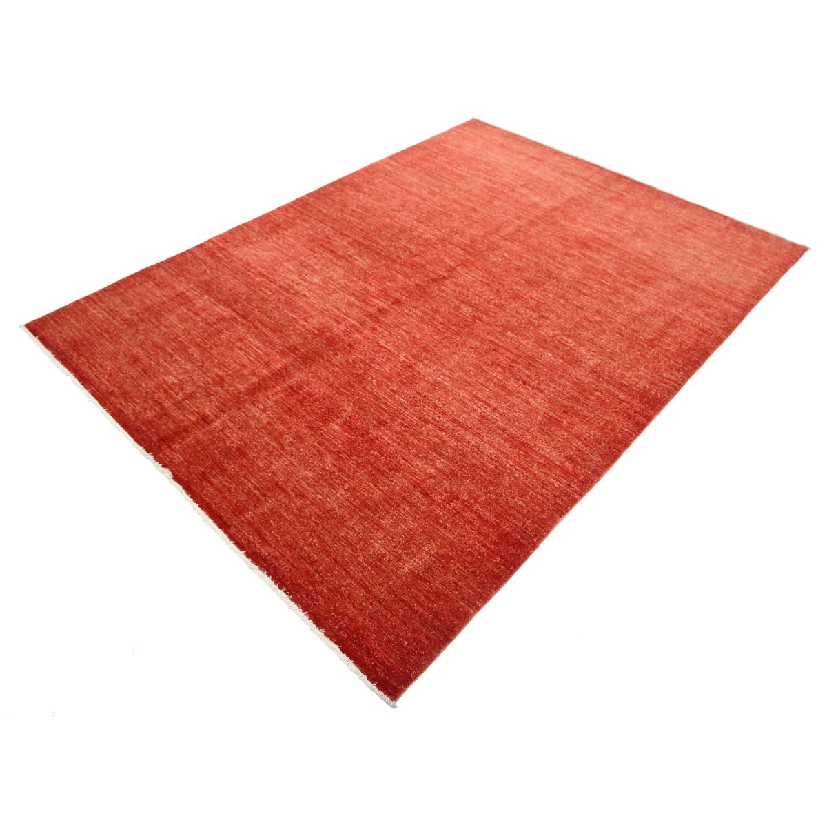 Overdye 6x8 Handmade Double Knotted Washable Wool Rug - Colorful