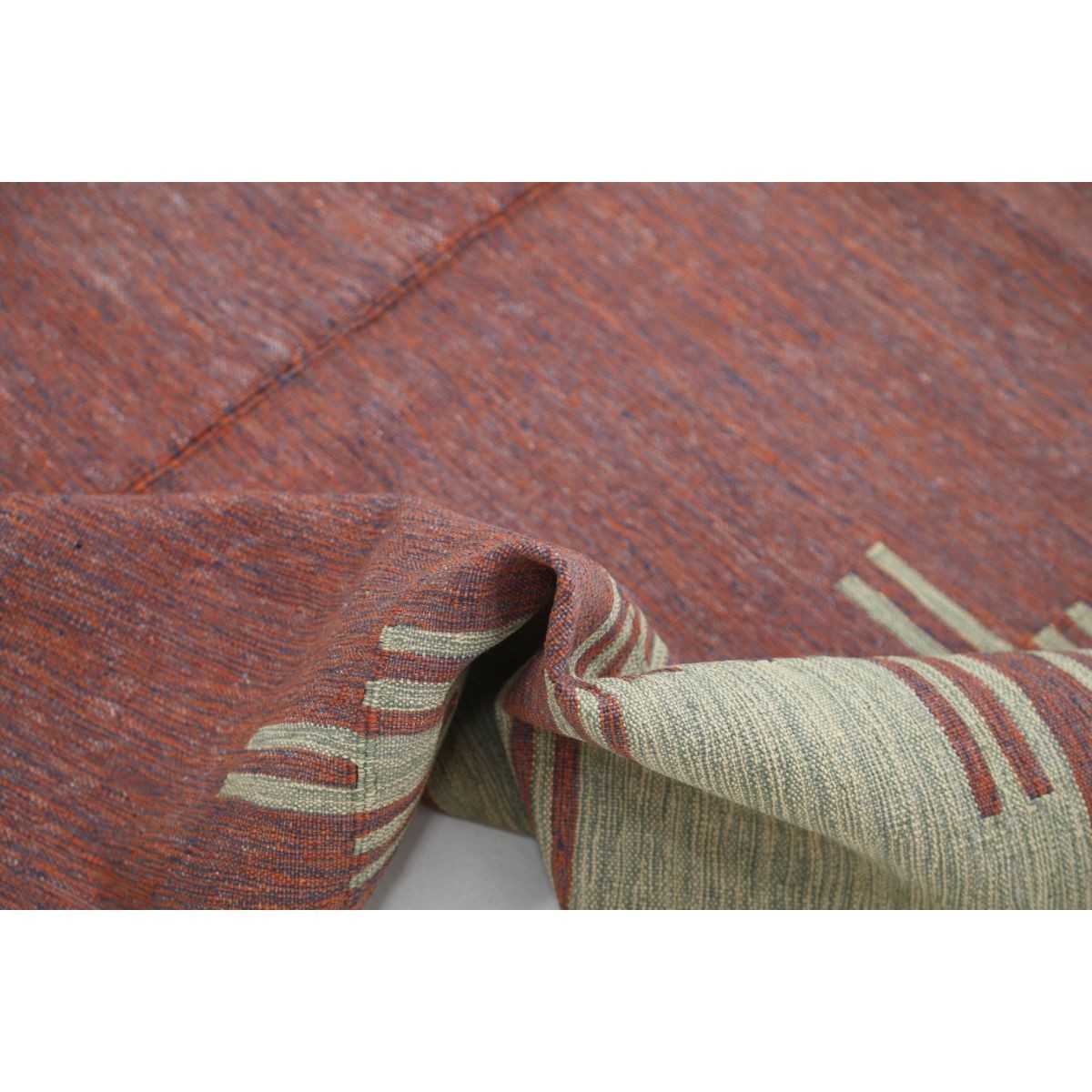 Kafkaas 5x7 Hand Woven Washable Wool Rug - Colorful