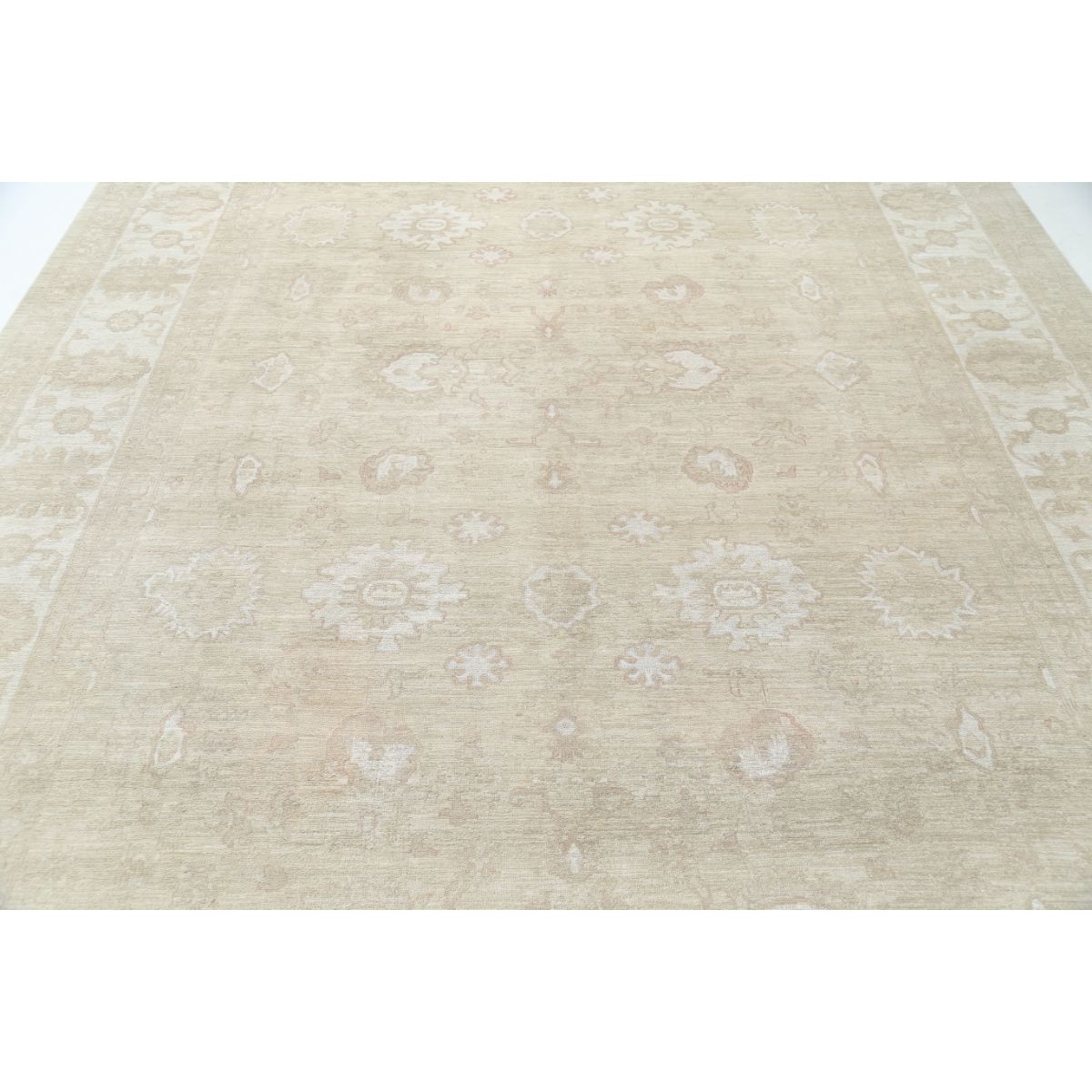 Serenity 9x12 Handmade Double Knotted Washable Wool Rug - Soft Hues