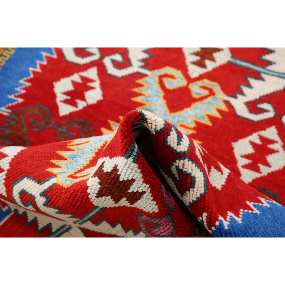 Revival 3x5 Handmade Double Knotted Washable Wool Rug - Colorful