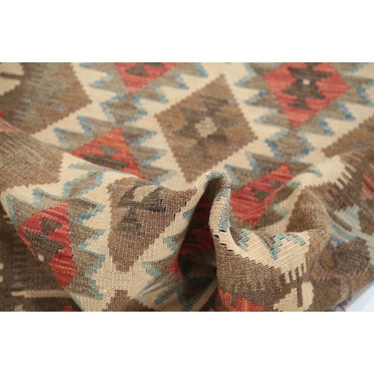 Maimana 3x10 Hand Woven Washable Wool Runner - Colorful