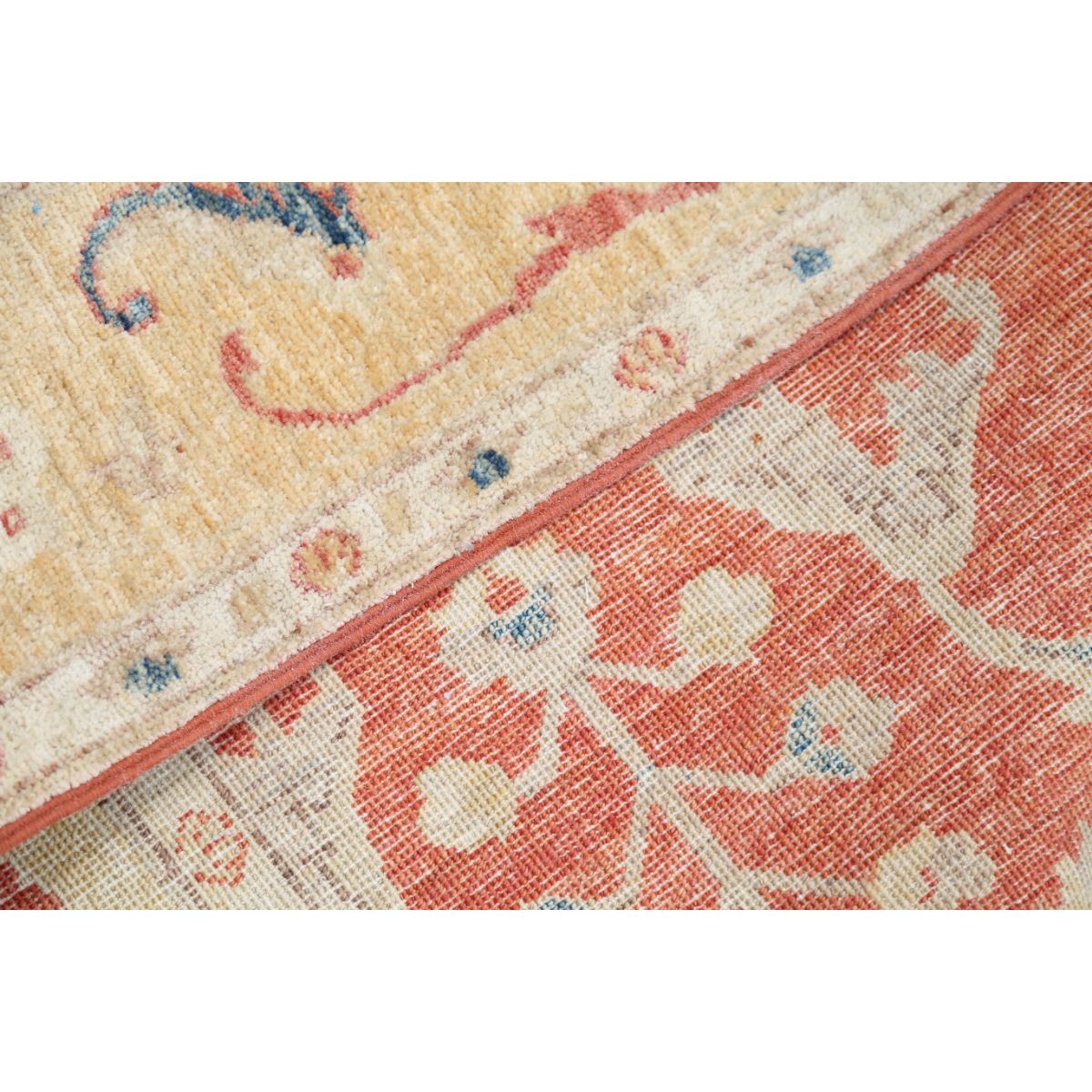 Ziegler 5x7 Handmade Double Knotted Washable Wool Rug - Colorful