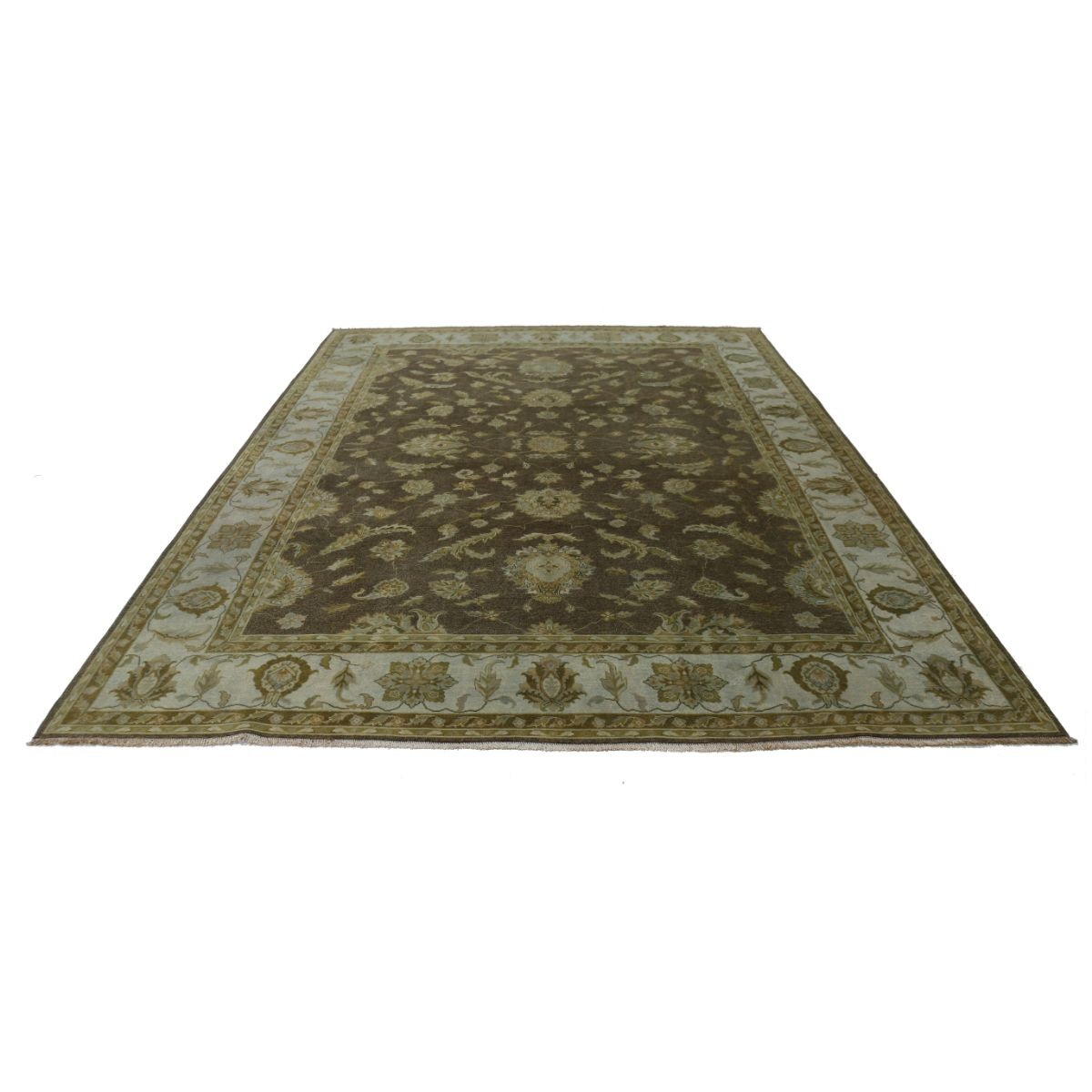 Ziegler 9x12 Handmade Double Knotted Washable Wool Rug - Colorful