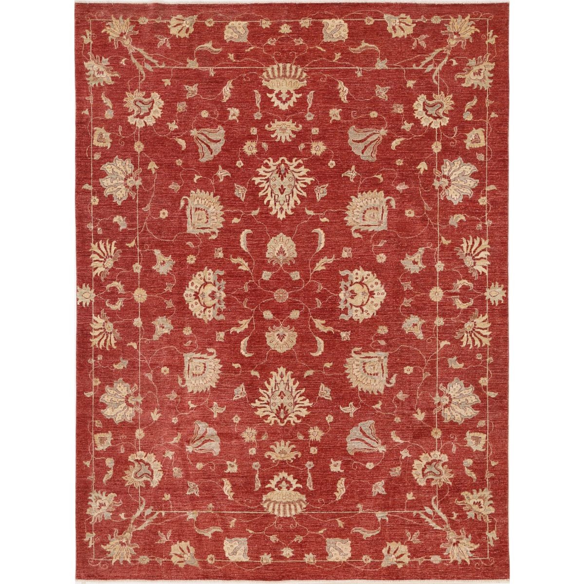 Ziegler 8x11 Handmade Double Knotted Washable Wool Rug - Colorful