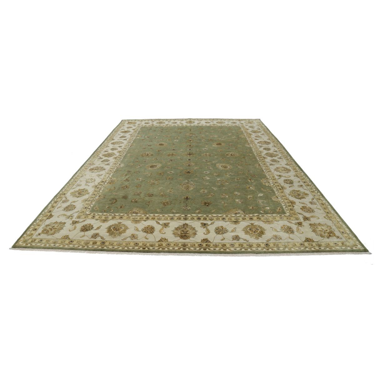 Ziegler 9x12 Handmade Double Knotted Washable Wool Rug - Colorful