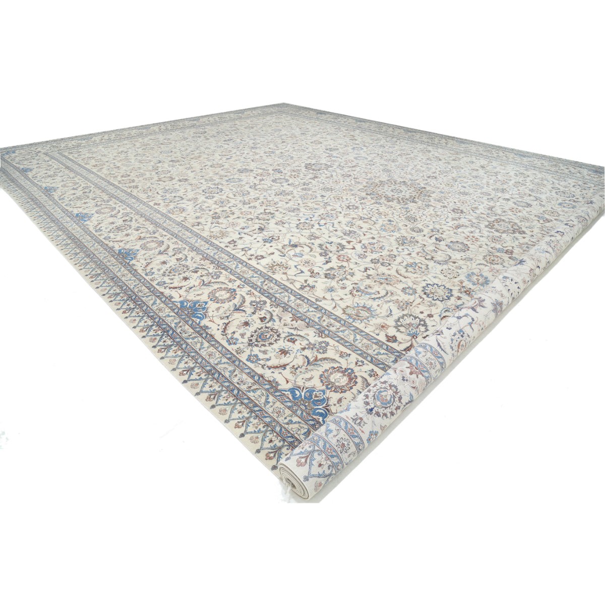 Nain 19x32 Handmade Double Knotted Washable Wool Rug - Colorful