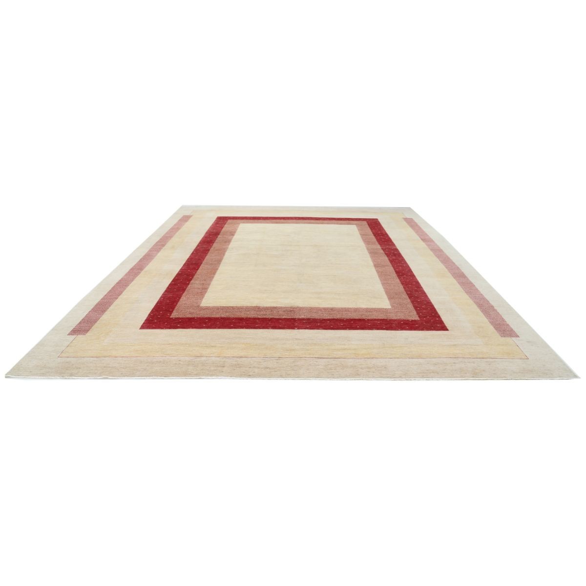 Modcar 12x15 Handmade Double Knotted Washable Wool Rug - Colorful