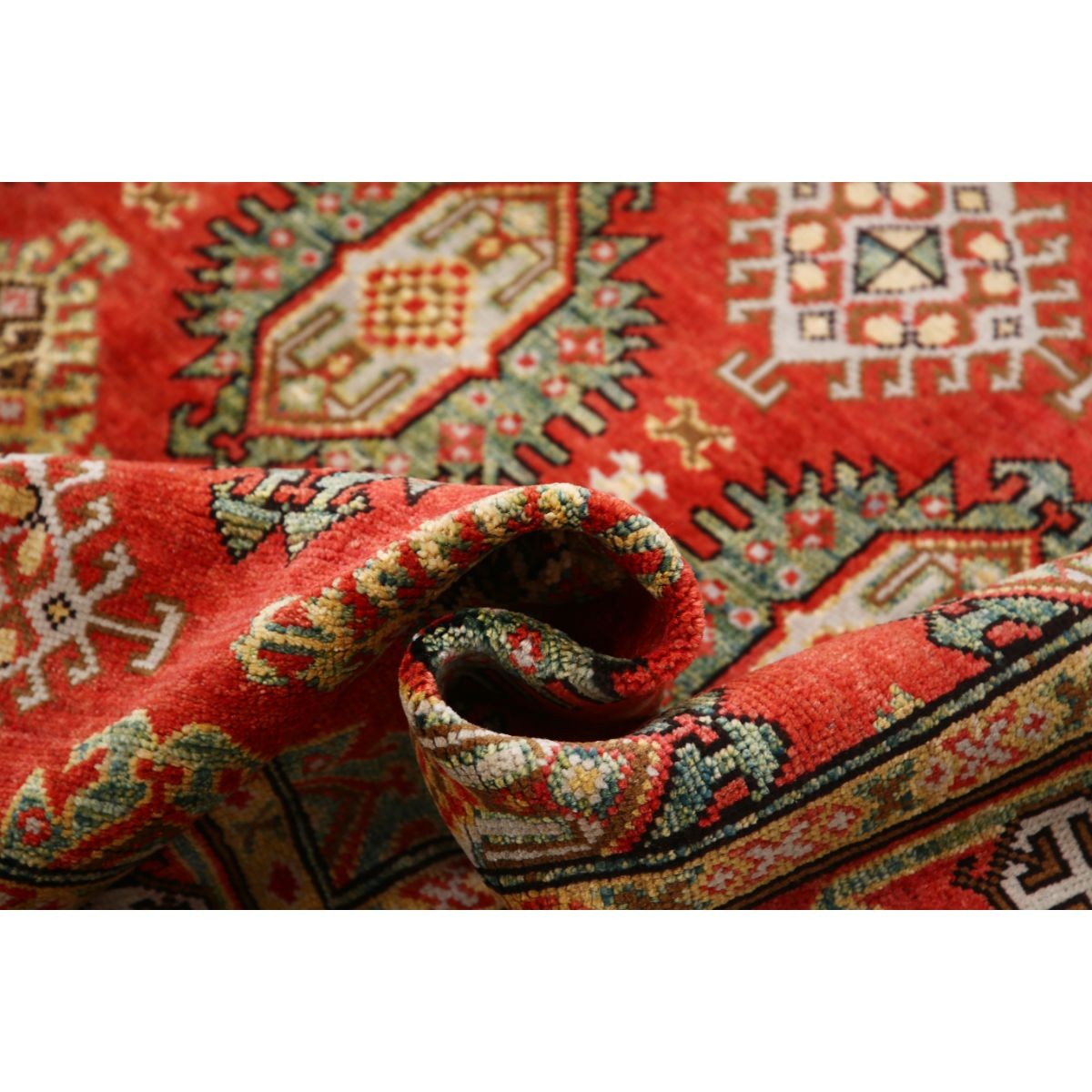 Revival 7x10 Handmade Double Knotted Washable Wool Rug - Colorful