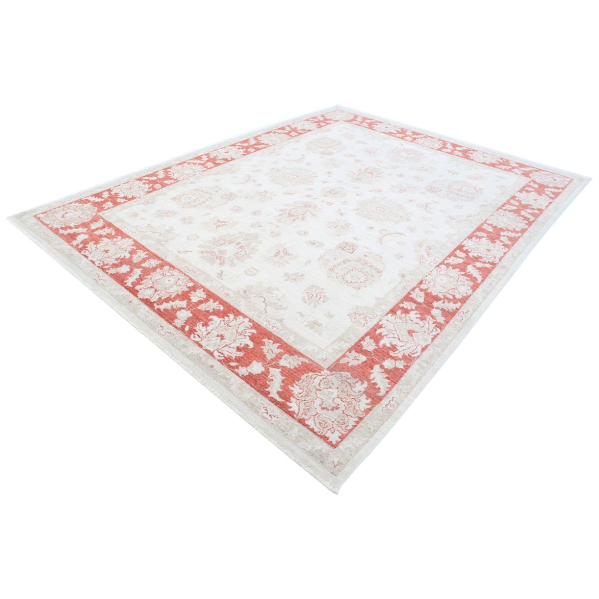 Ziegler 8x11 Handmade Double Knotted Washable Wool Rug - Colorful