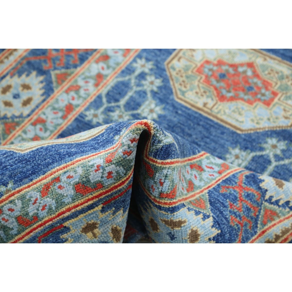 Revival 3x5 Handmade Double Knotted Washable Wool Rug - Colorful