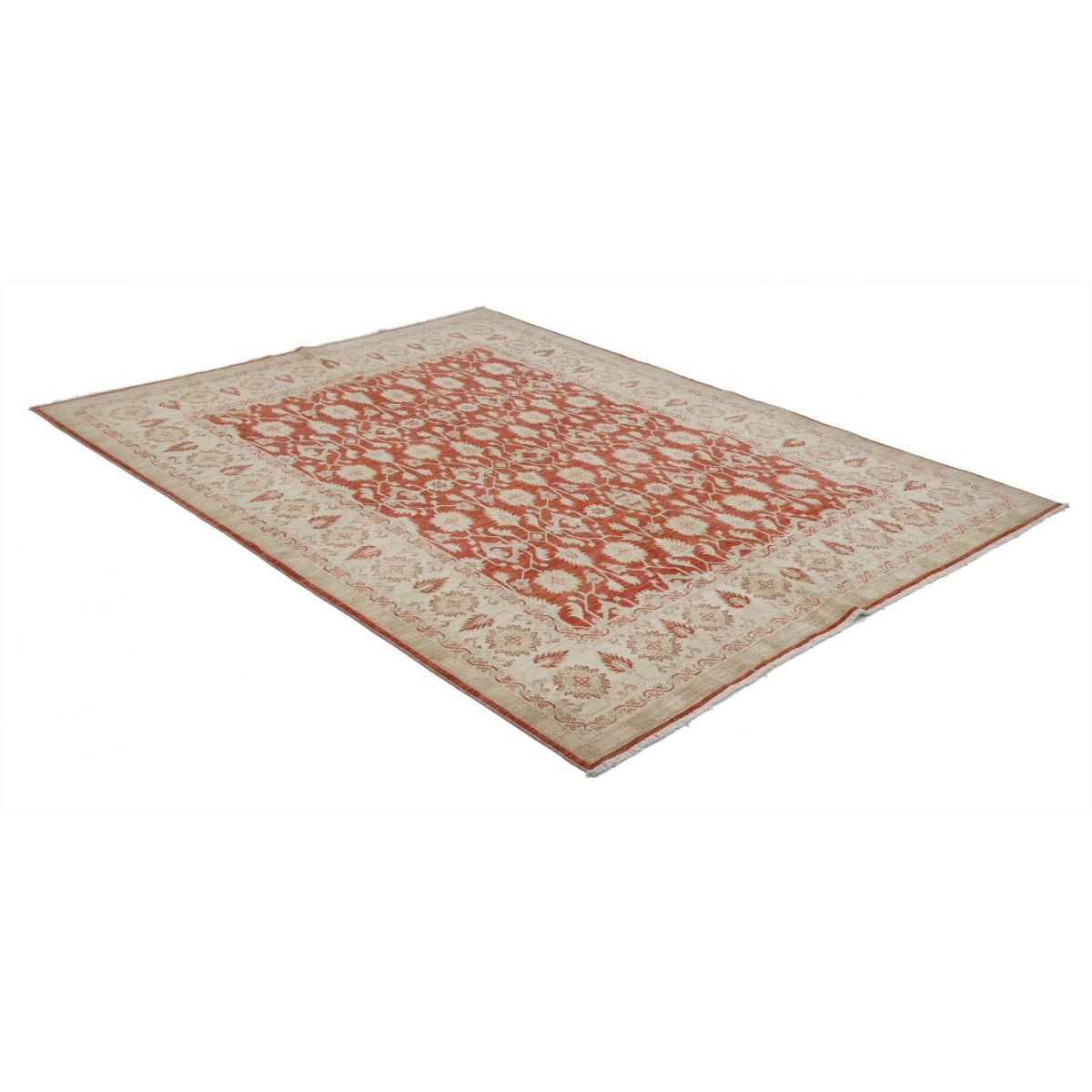 Ziegler 6x8 Handmade Double Knotted Washable Wool Rug - Colorful