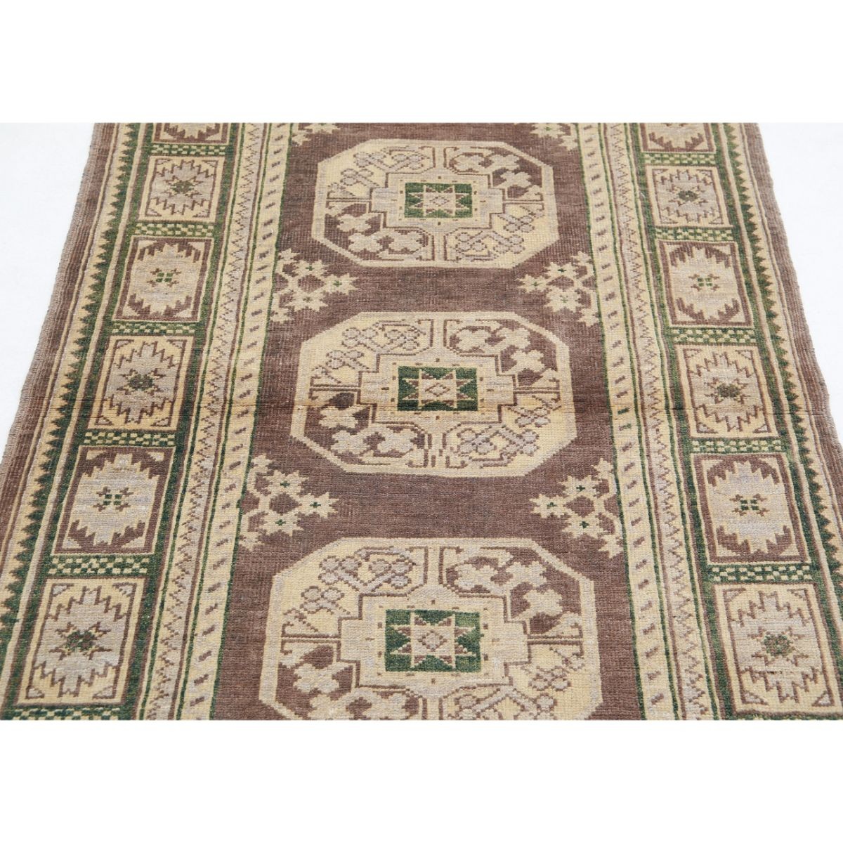 Revival 3x5 Handmade Double Knotted Washable Wool Rug - Colorful