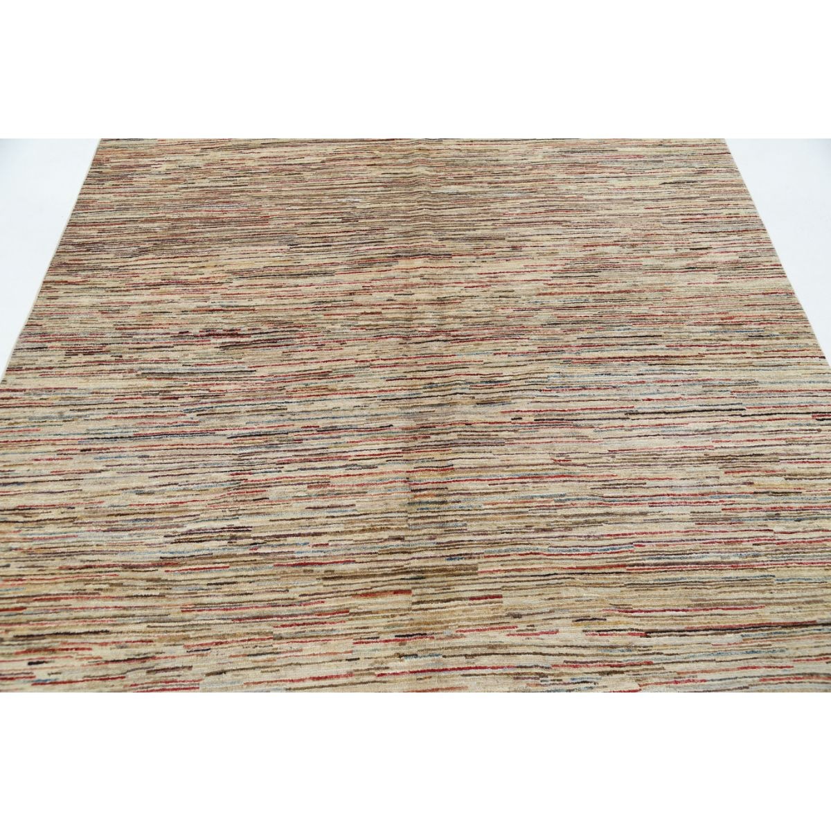 Modcar 6x10 Handmade Double Knotted Washable Wool Rug - Colorful