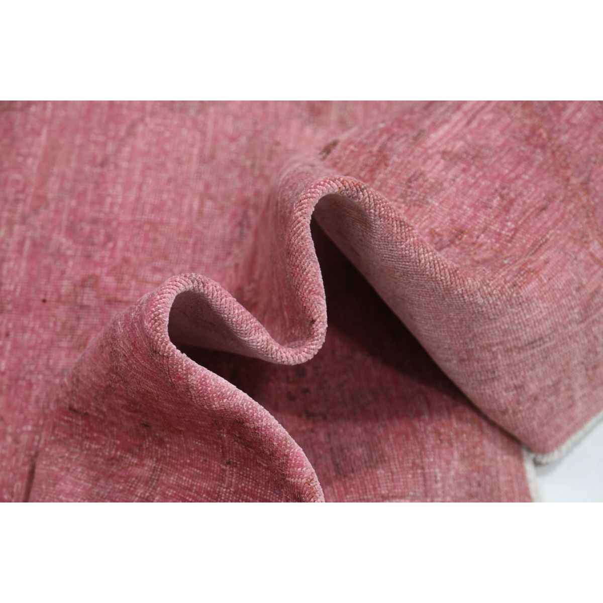 Overdye 7x10 Handmade Double Knotted Washable Wool Rug - Monochormatic