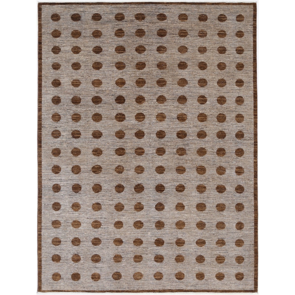 Modcar 7x9 Handmade Double Knotted Washable Wool Rug - Colorful