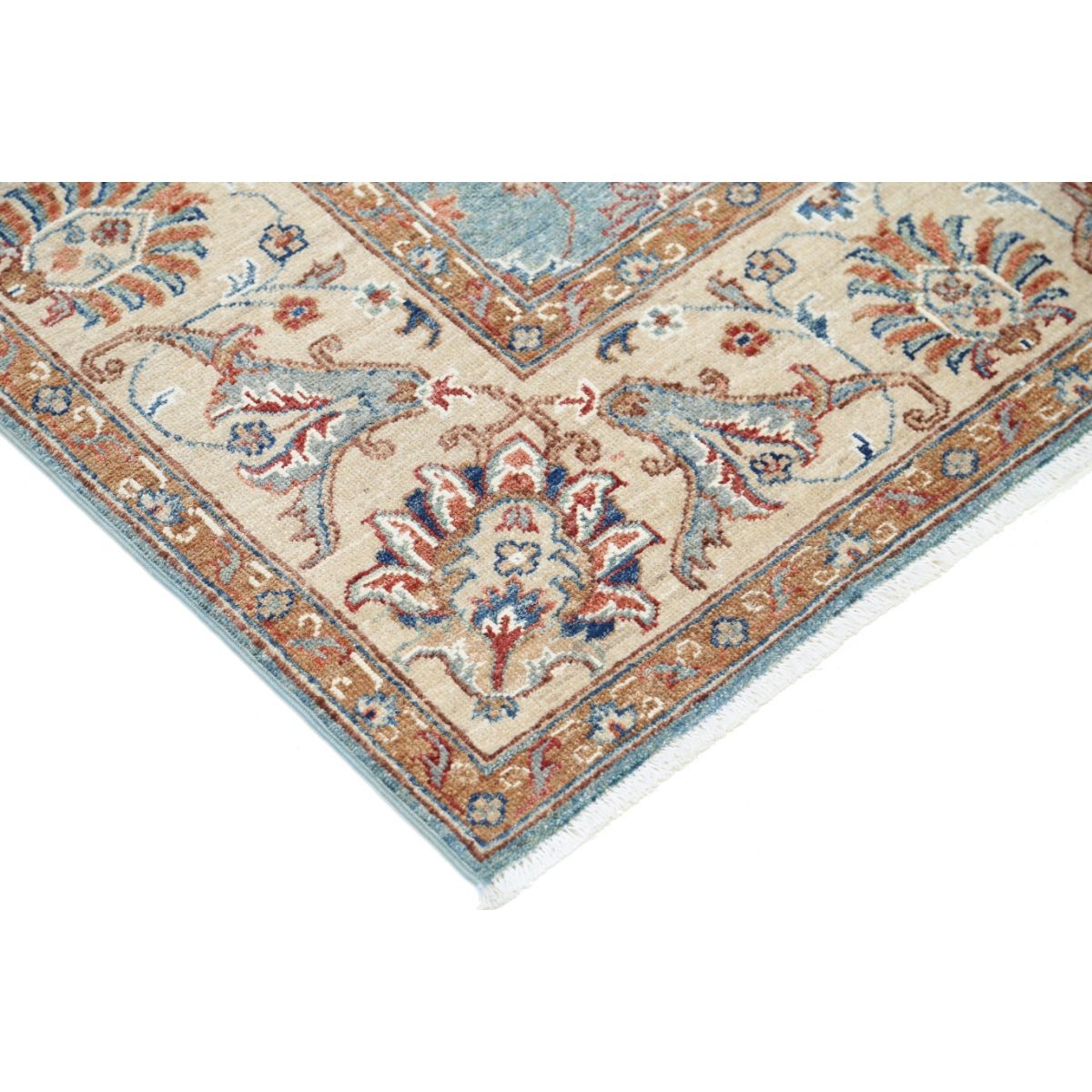 Ziegler 5x8 Handmade Double Knotted Washable Wool Rug - Colorful