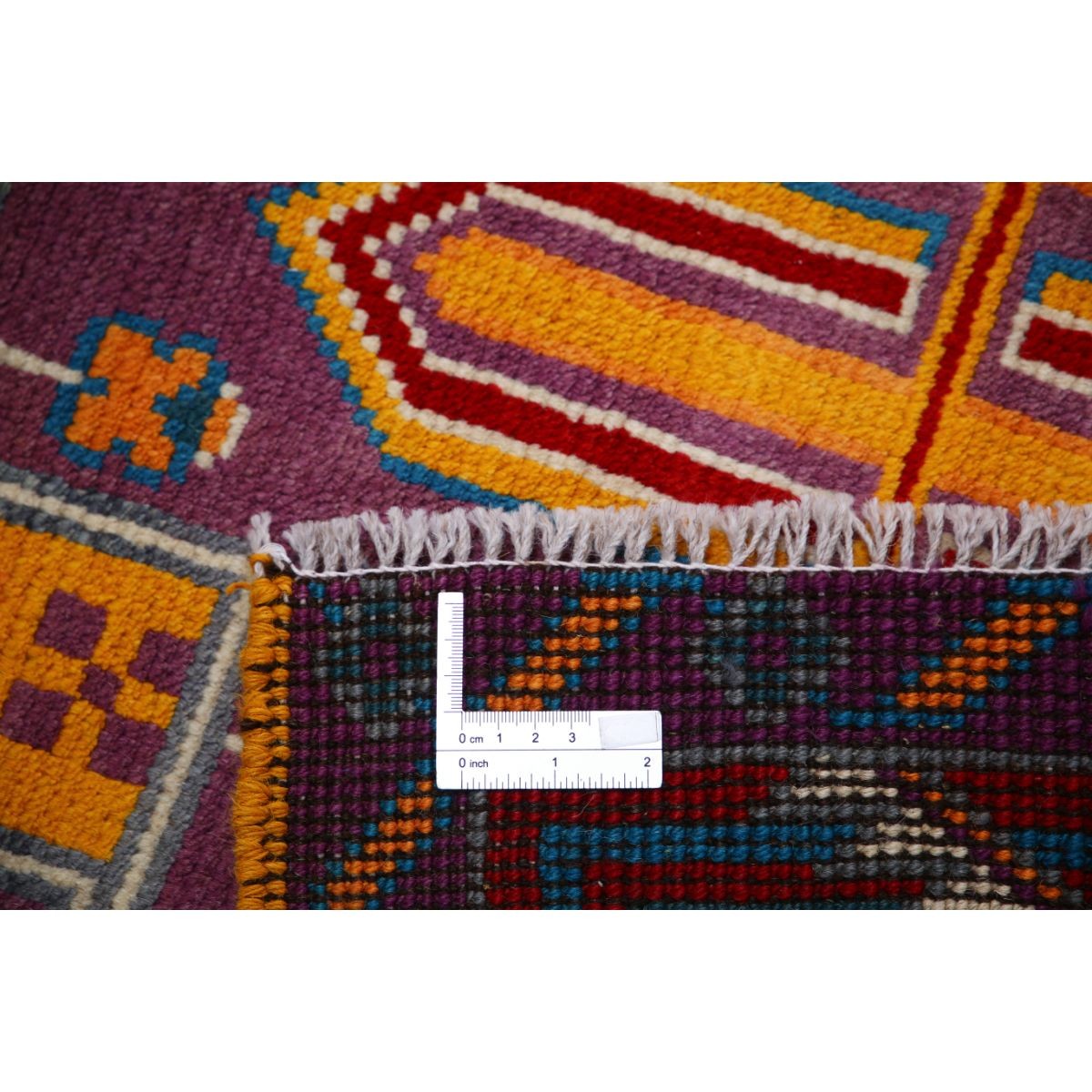 Revival 5x7 Handmade Double Knotted Washable Wool Rug - Colorful
