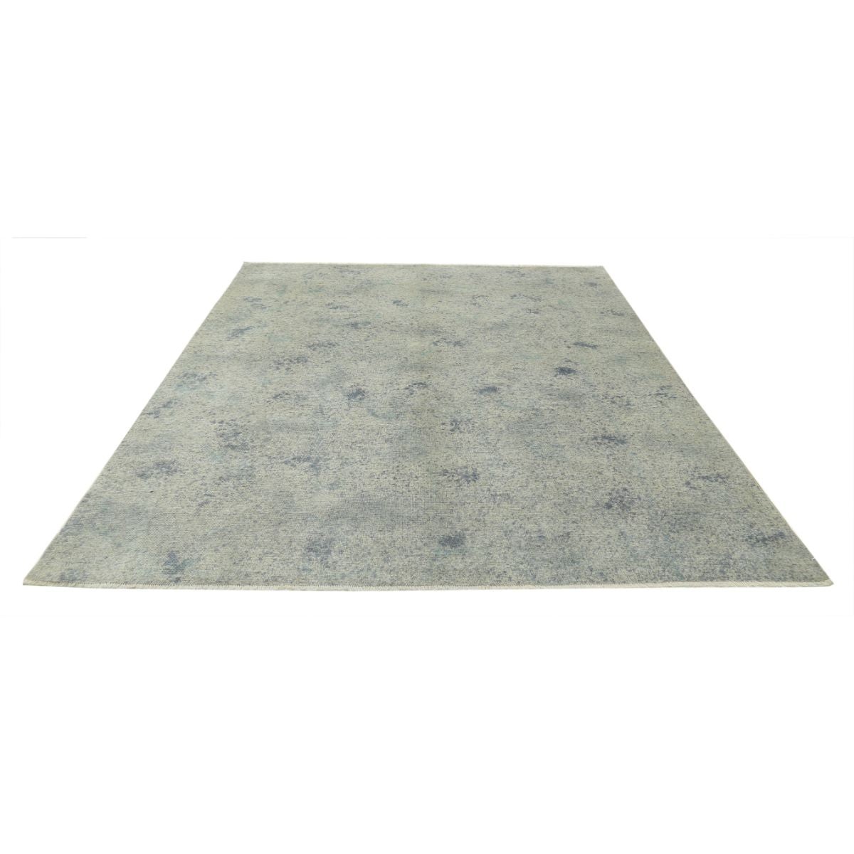 Overdye 8x10 Handmade Double Knotted Washable Wool Rug - Monochormatic