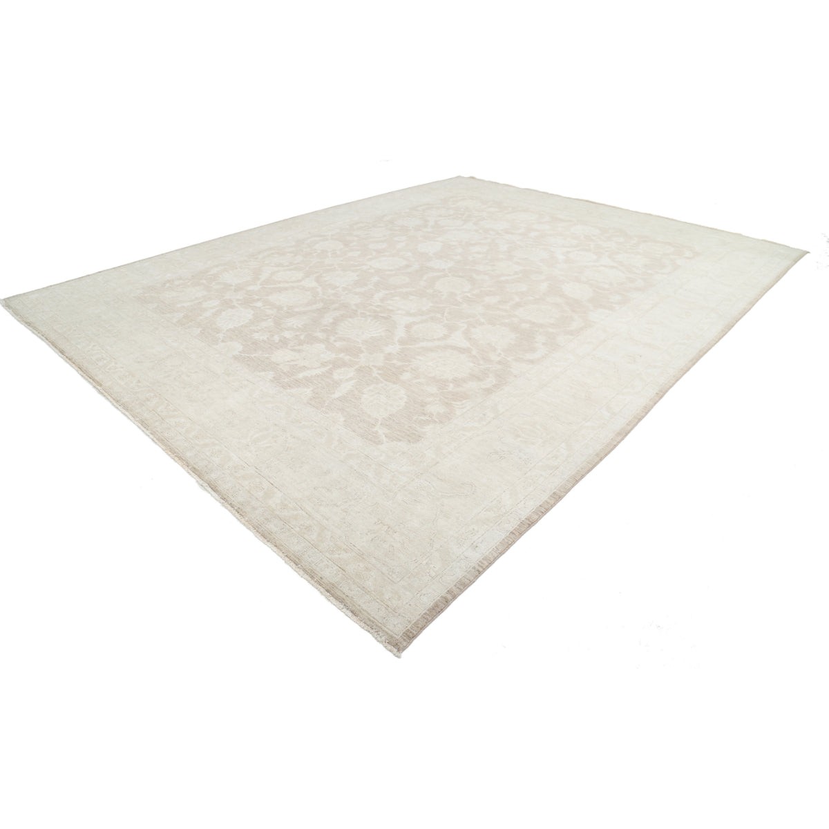 Serenity 13x16 Handmade Double Knotted Washable Wool Rug - Soft Hues