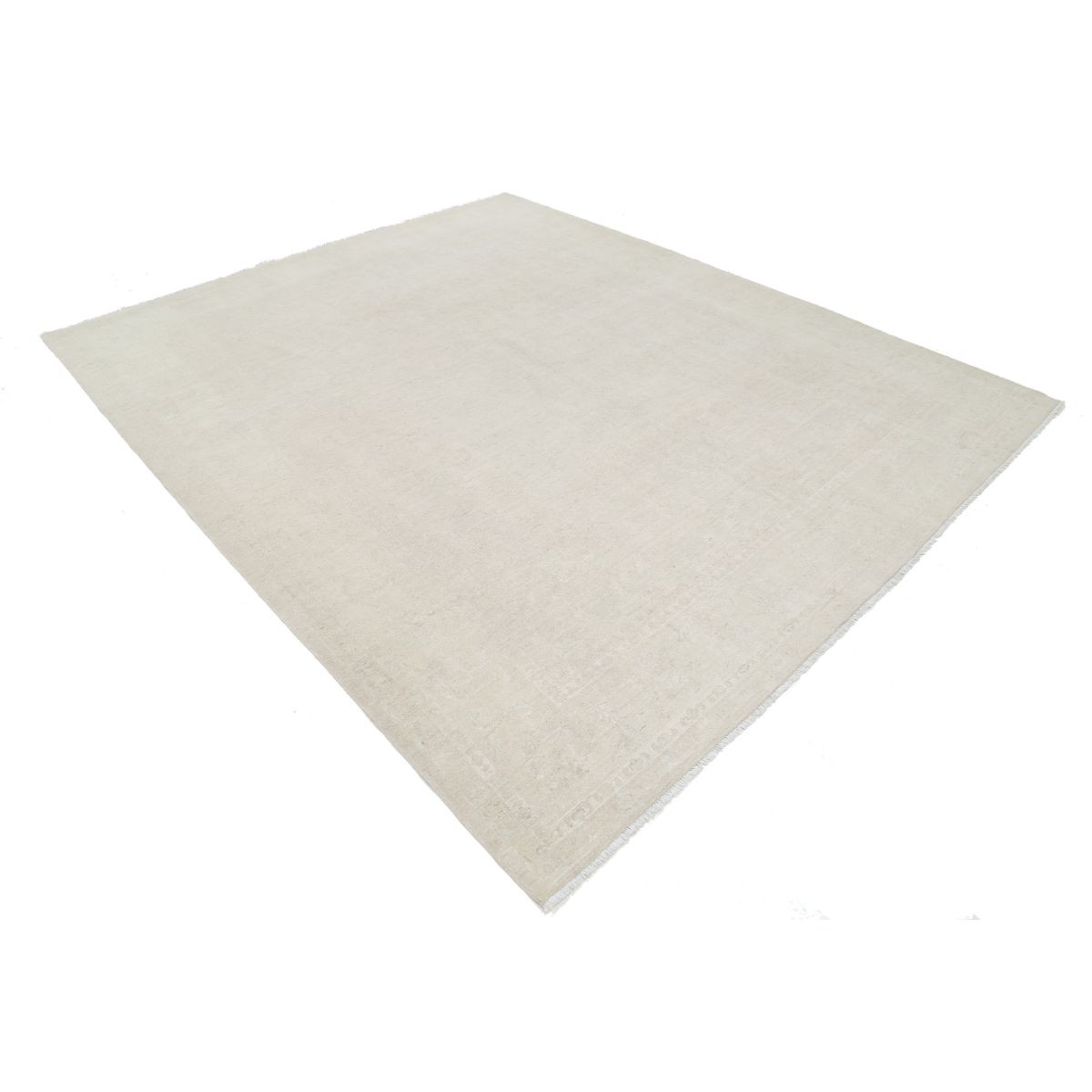 Serenity 8x10 Handmade Double Knotted Washable Wool Rug - Soft Hues