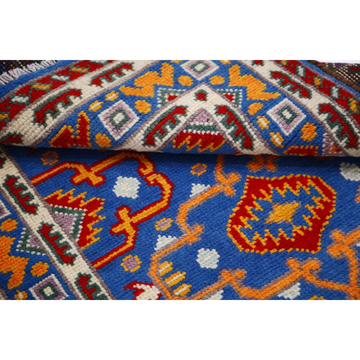 Revival 3x5 Handmade Double Knotted Washable Wool Rug - Colorful