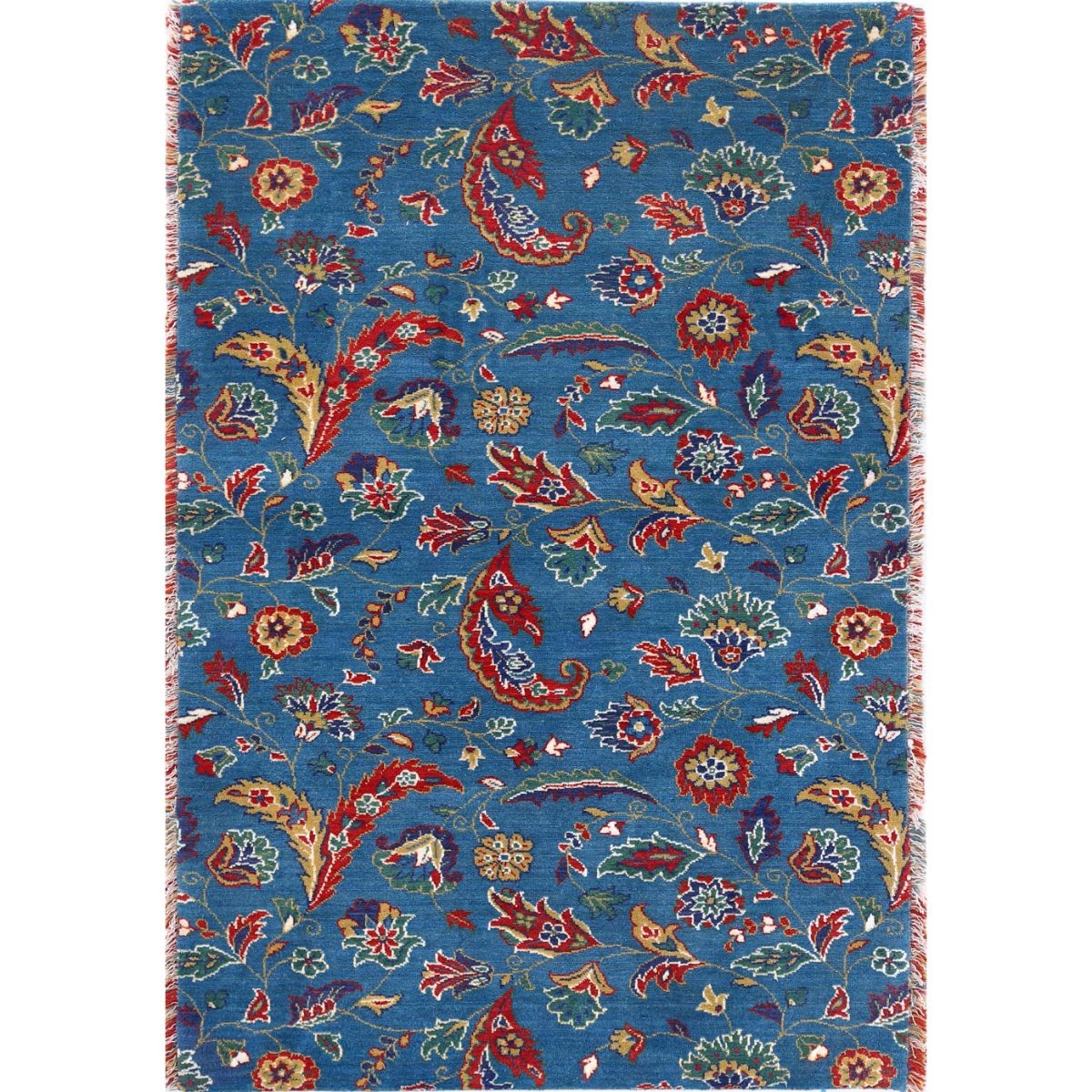 Gulshan 3x5 Powered-Loomed Washable Wool Rug - Colorful
