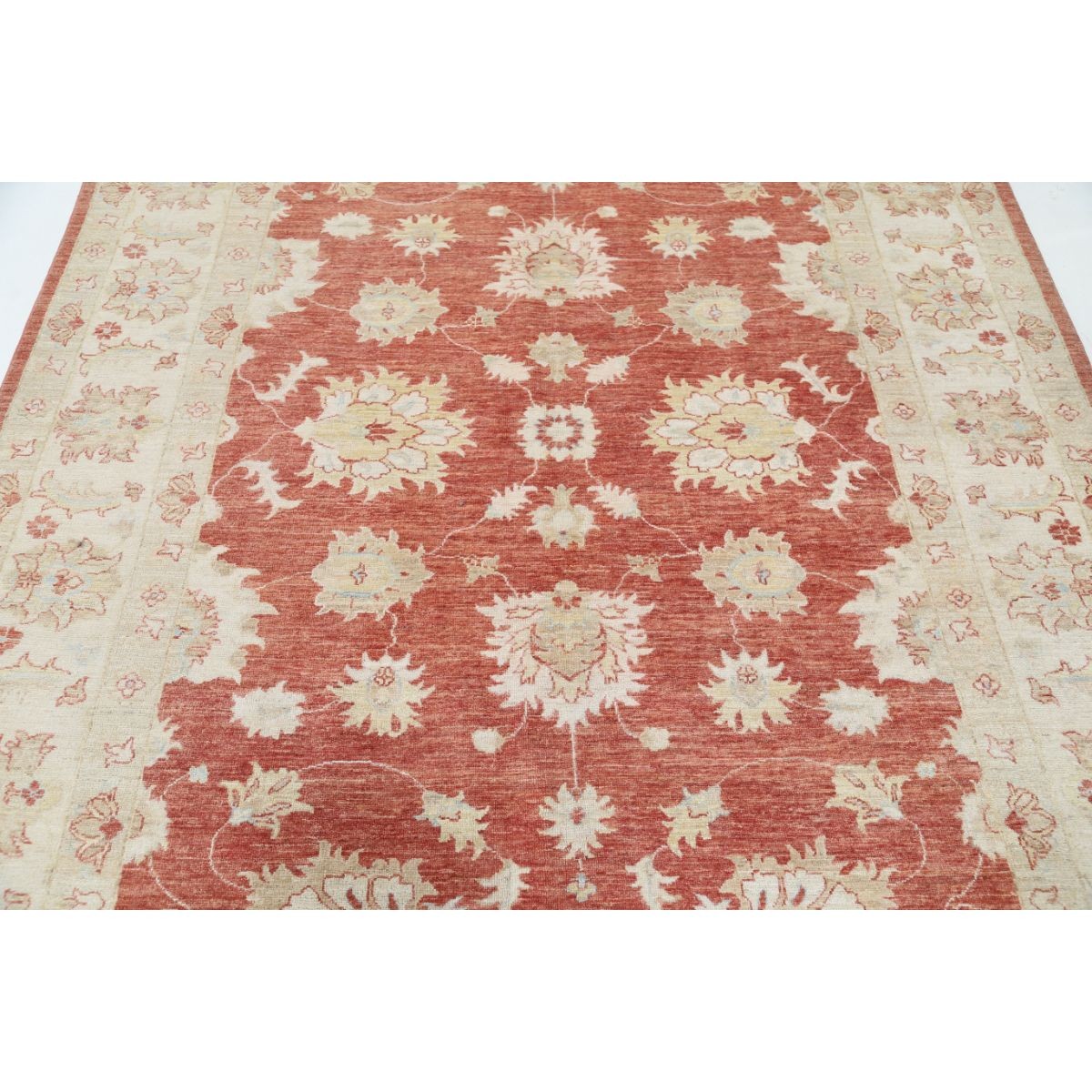Ziegler 7x8 Handmade Double Knotted Washable Wool Rug - Colorful