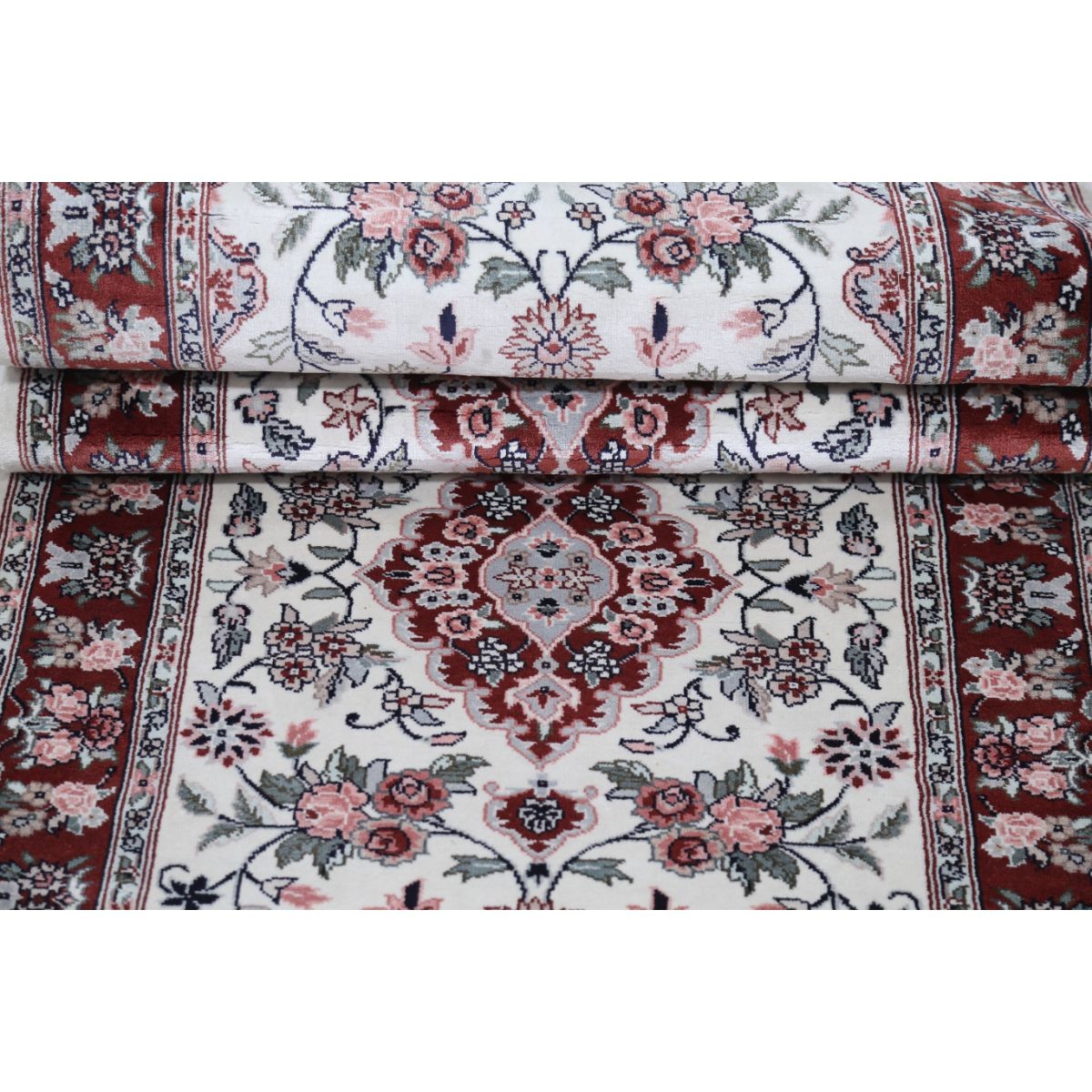 Legacy 3x14 Handmade Double Knotted Washable Art Silk Runner - Colorful