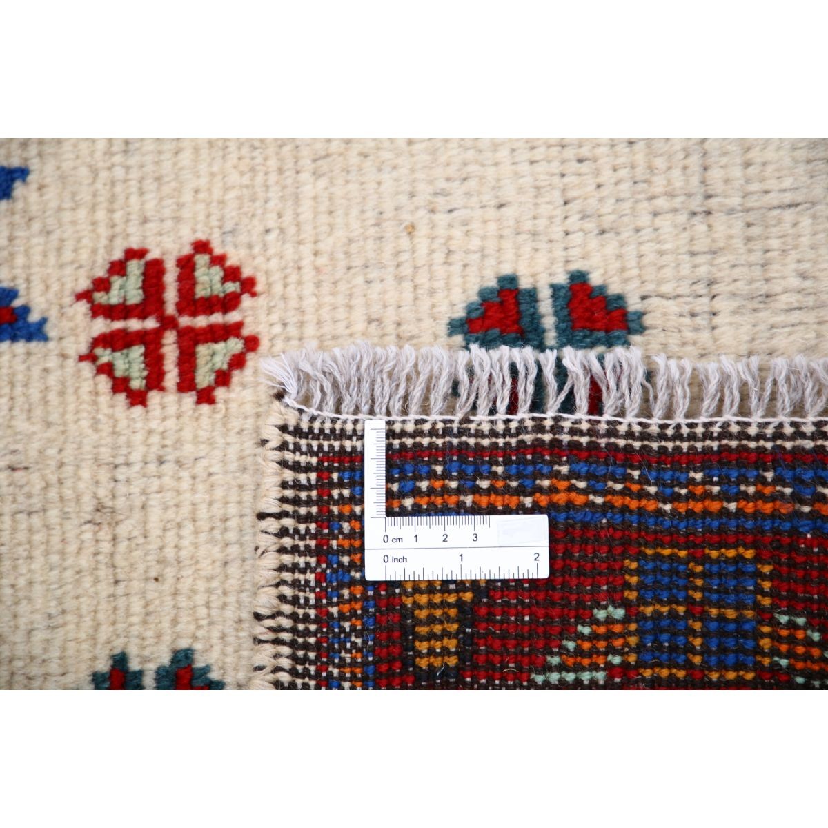 Revival 5x7 Handmade Double Knotted Washable Wool Rug - Colorful