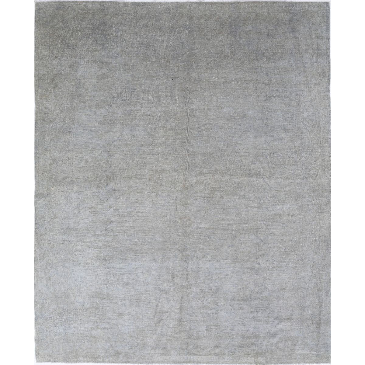 Overdye 8x10 Handmade Double Knotted Washable Wool Rug - Monochormatic