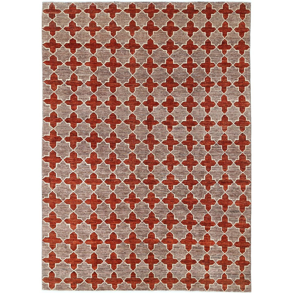 Modcar 7x10 Handmade Double Knotted Washable Wool Rug - Colorful
