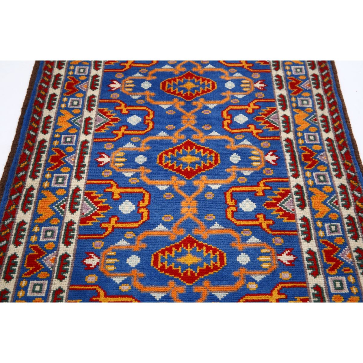 Revival 3x5 Handmade Double Knotted Washable Wool Rug - Colorful