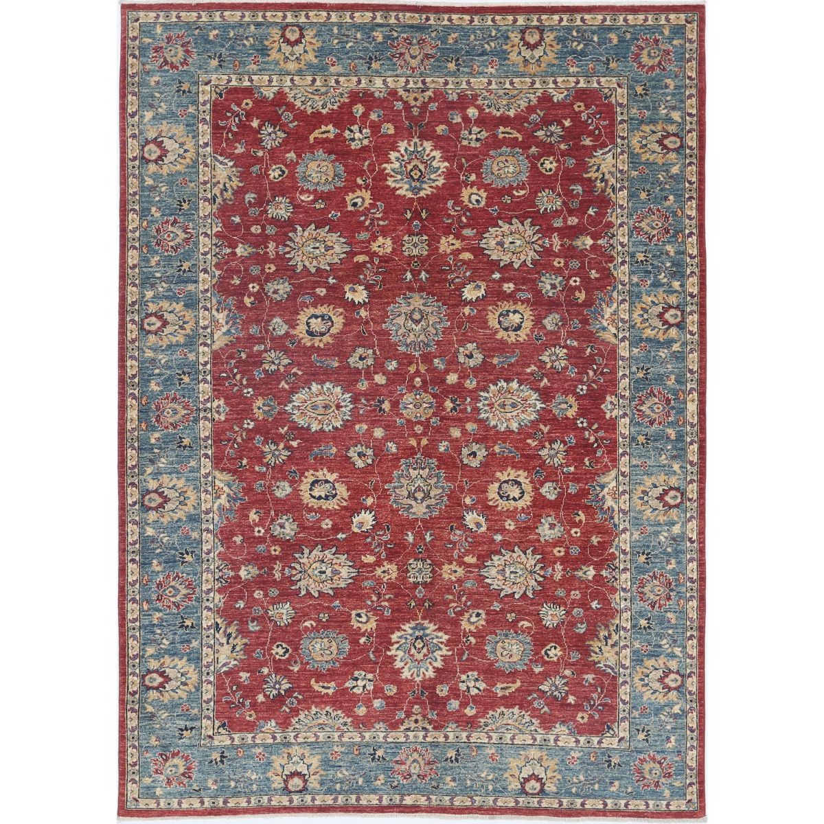 Ziegler 6x8 Handmade Double Knotted Washable Wool Rug - Colorful