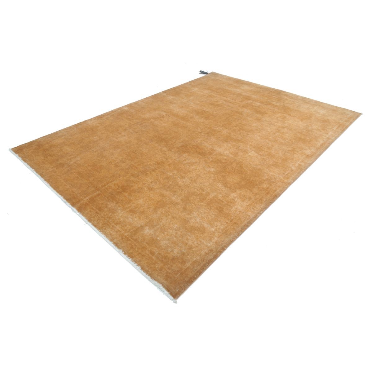Overdye 7x10 Handmade Double Knotted Washable Wool Rug - Monochormatic