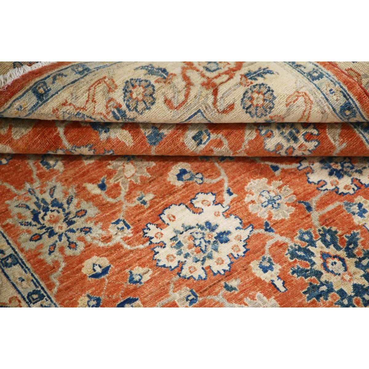 Ziegler 5x7 Handmade Double Knotted Washable Wool Rug - Soft Hues