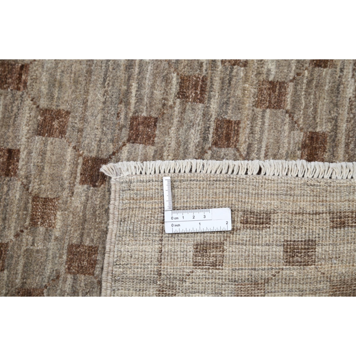 Modcar 3x4 Handmade Double Knotted Washable Wool Rug - Colorful