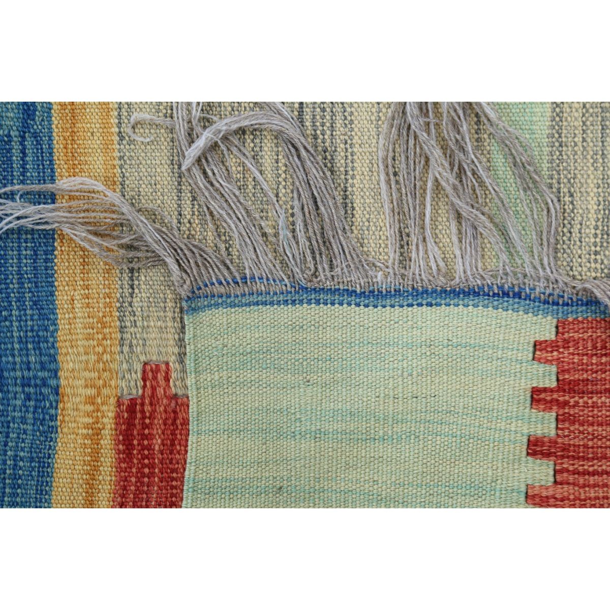Maimana 4x6 Hand Woven Washable Wool Rug - Colorful
