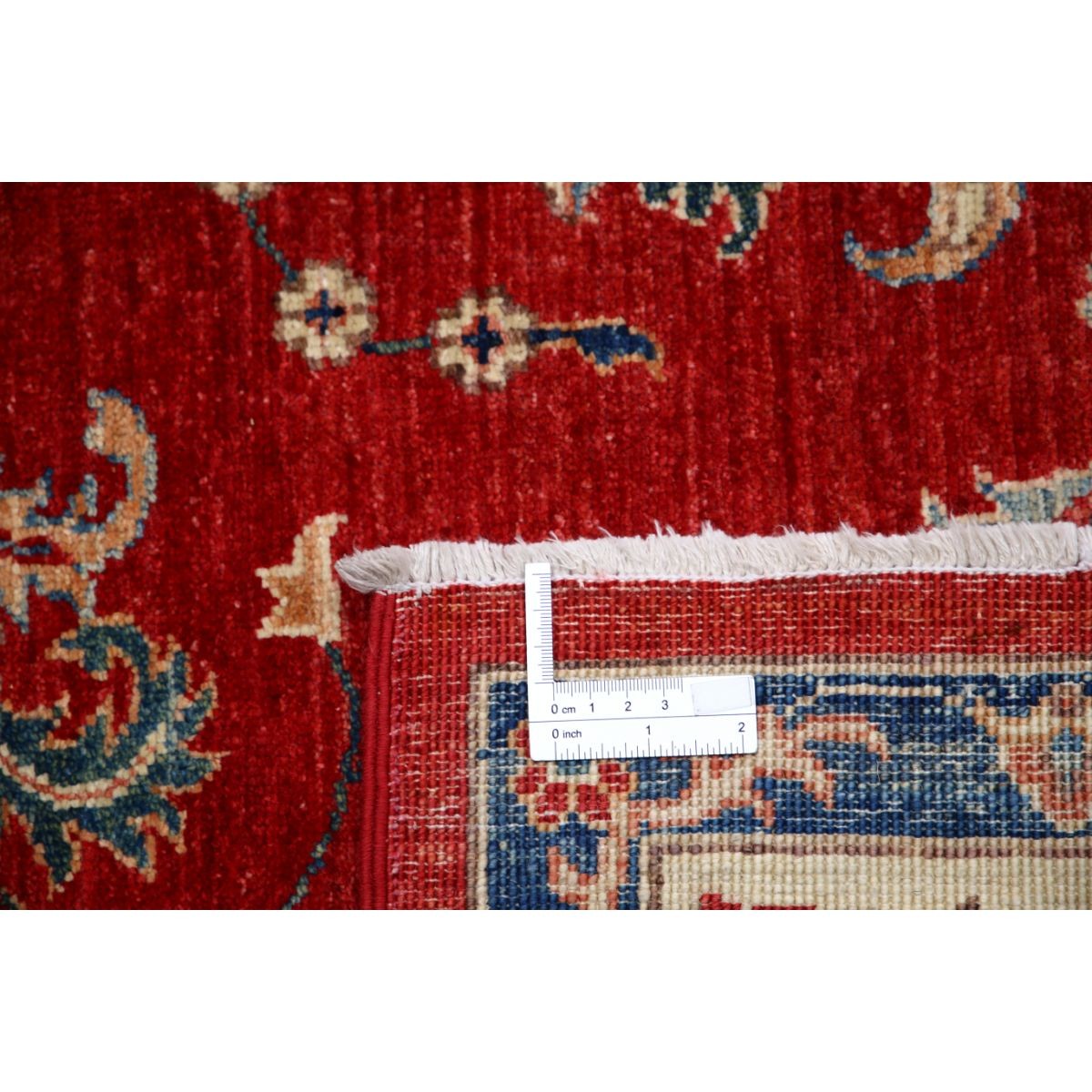Ziegler 6x7 Handmade Double Knotted Washable Wool Rug - Colorful