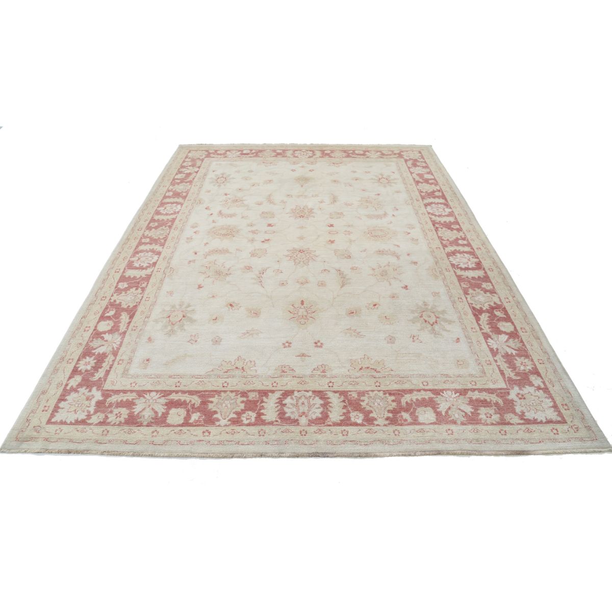 Serenity 7x10 Handmade Double Knotted Washable Wool Rug - Soft Hues