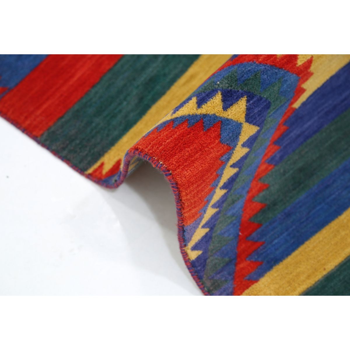 Dhanak 4x6 Powered-Loomed Washable Wool Rug - Colorful