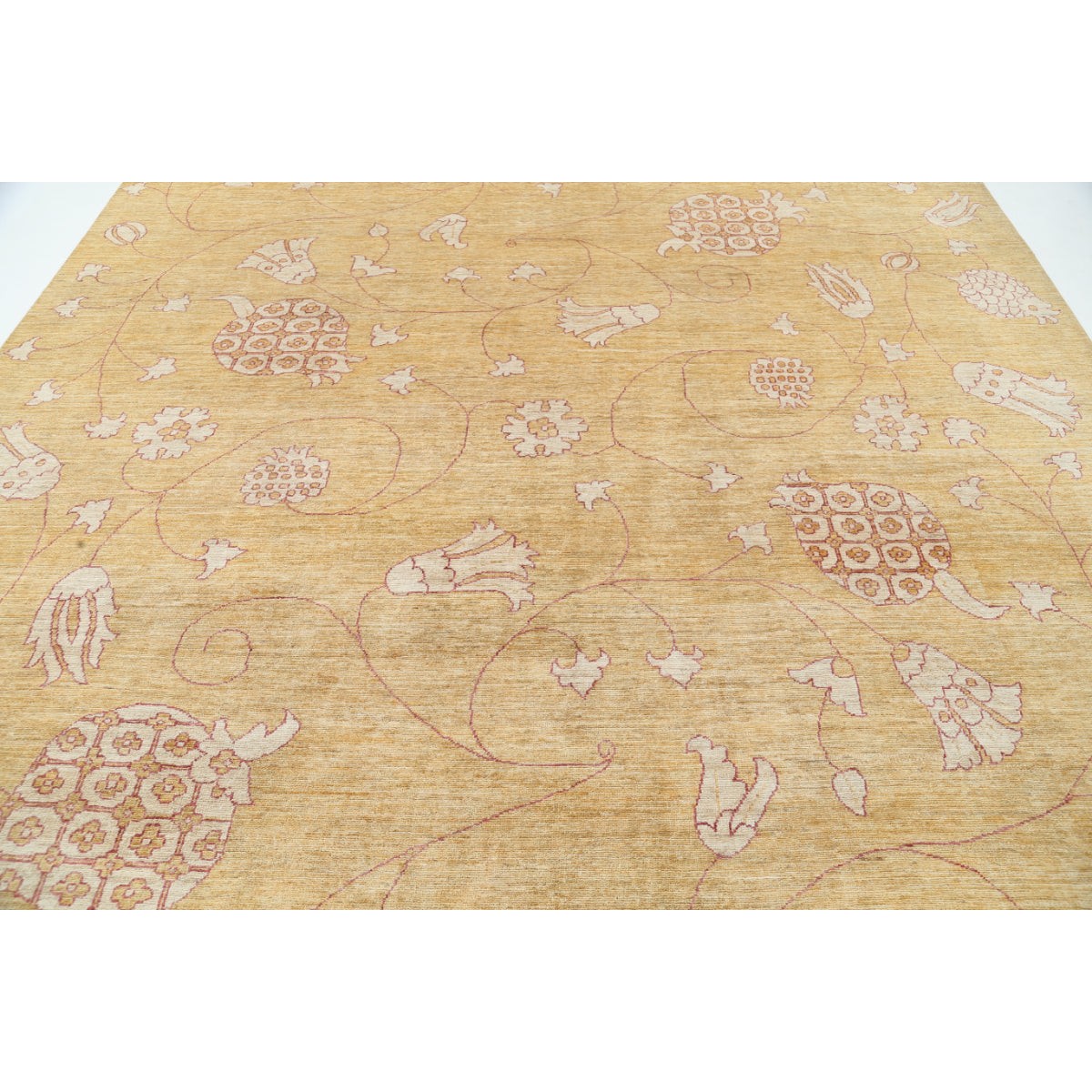 Modcar 9x12 Handmade Double Knotted Washable Wool Rug - Colorful