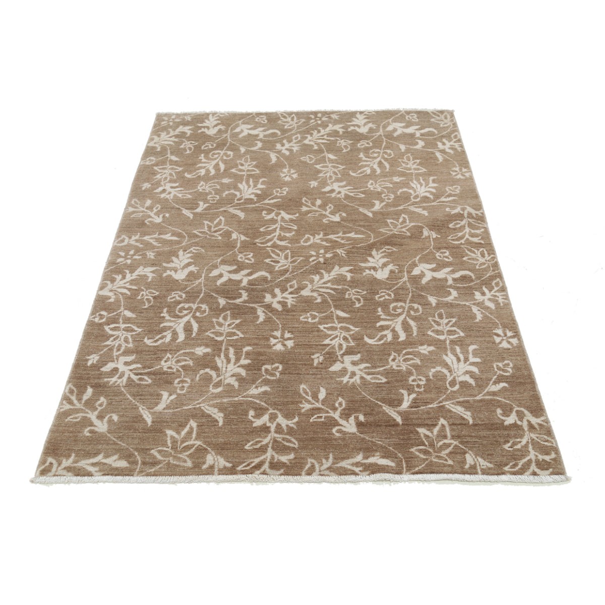 Modcar 4x6 Handmade Double Knotted Washable Wool Rug - Colorful
