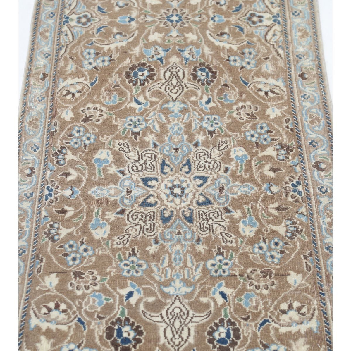 Vintage 2x12 Handmade Double Knotted Washable Wool Runner - Soft Hues