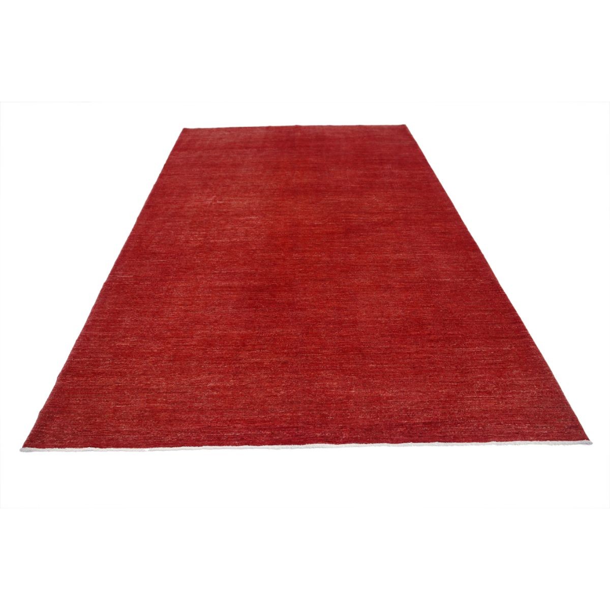 Overdye 7x10 Handmade Double Knotted Washable Wool Rug - Monochormatic