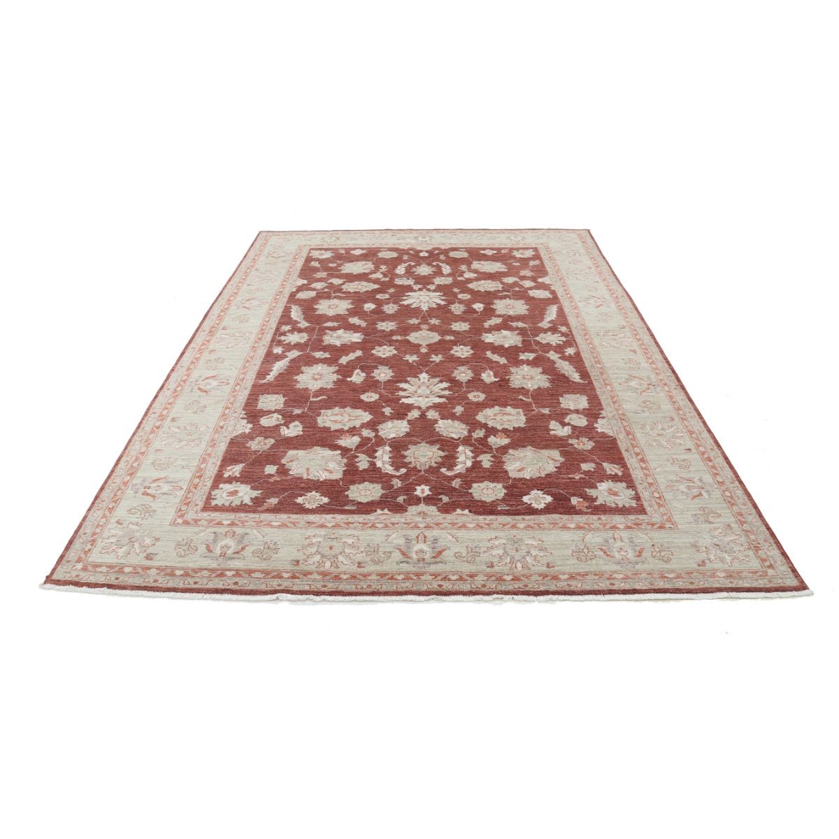 Ziegler 7x10 Handmade Double Knotted Washable Wool Rug - Colorful