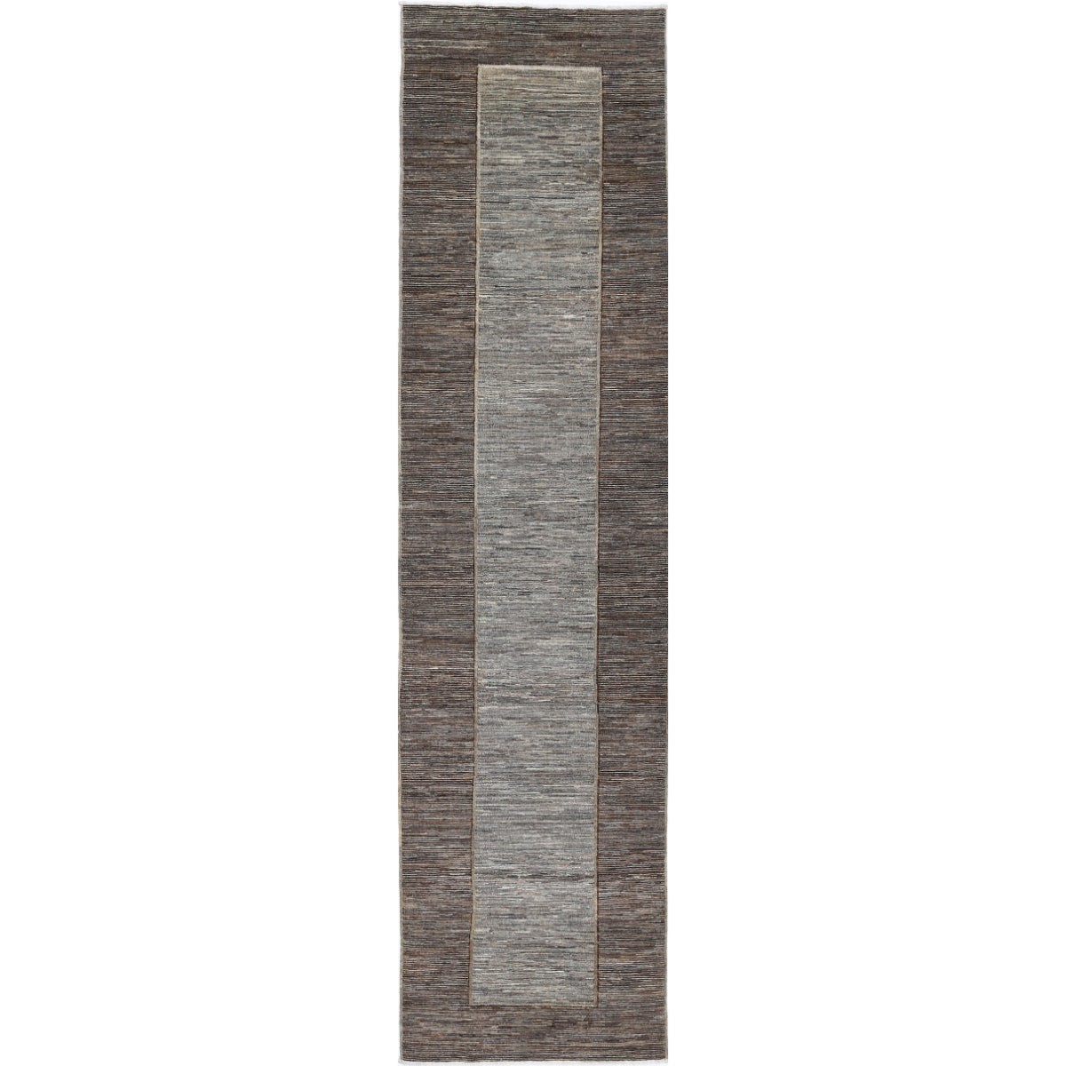 Modcar 3x11 Handmade Double Knotted Washable Wool Runner - Colorful