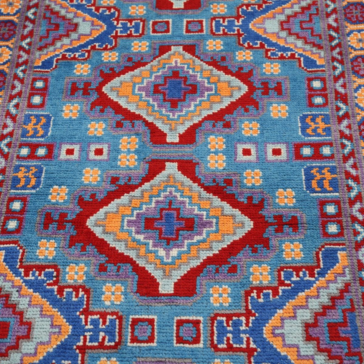 Revival 3x5 Handmade Double Knotted Washable Wool Rug - Colorful