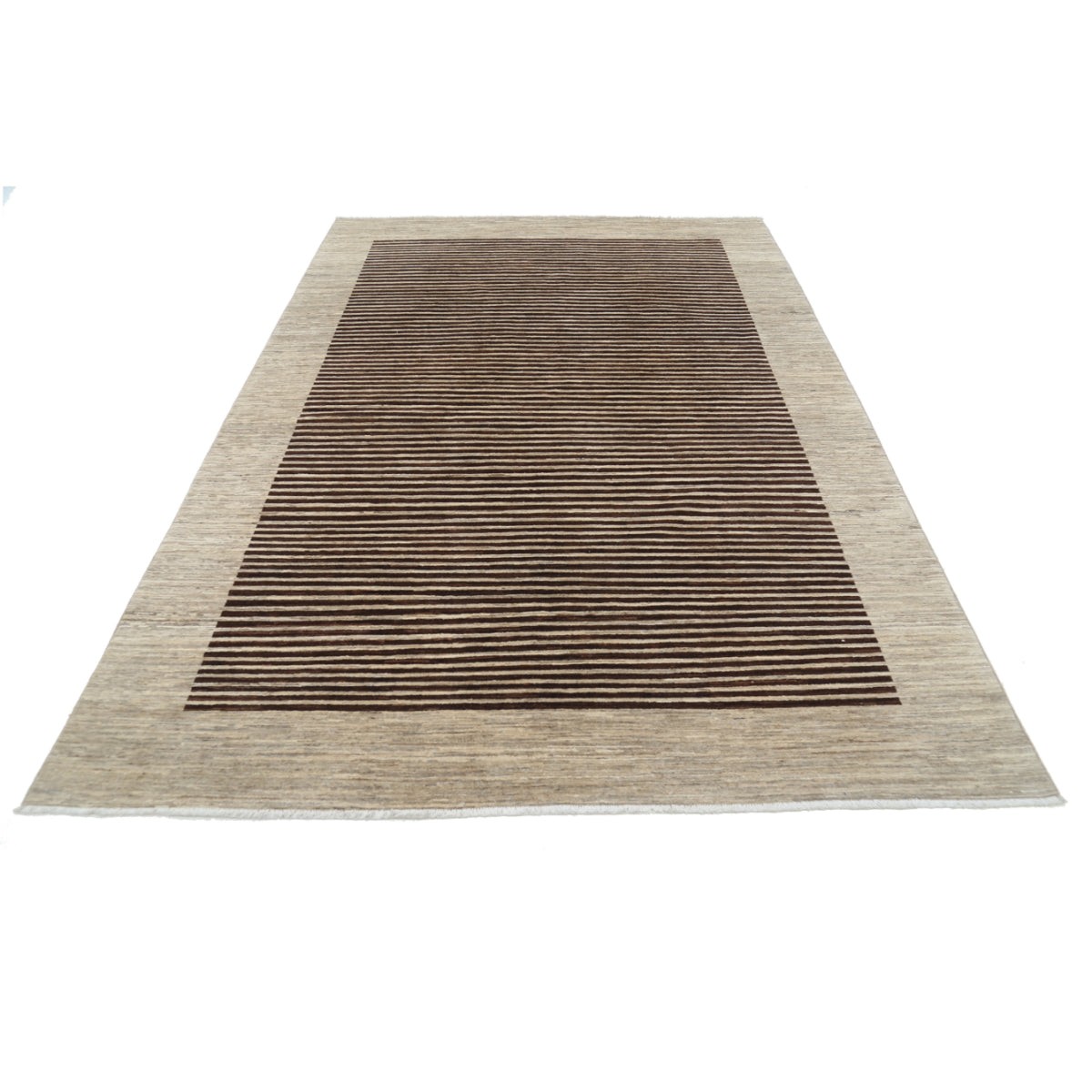 Modcar 6x10 Handmade Double Knotted Washable Wool Rug - Colorful